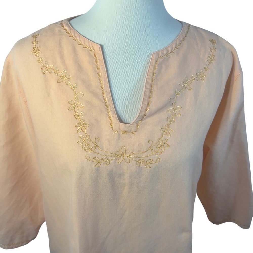 Eddie Bauer 3/4 Sleeve Top XL - Picture 2 of 6
